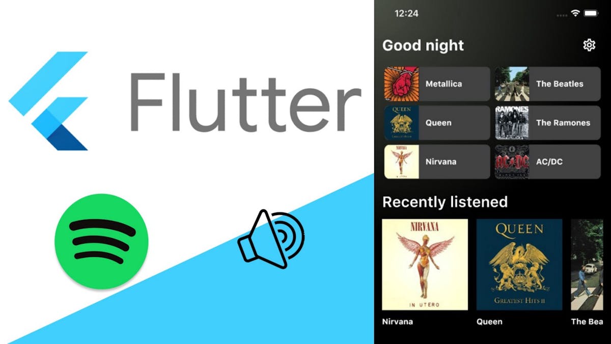 Spotify UI Clone with Flutter